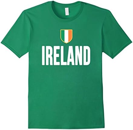 Men's IRELAND T-Shirt Irish Pride Flag Tee Soccer Football Rugby Small Kelly Green