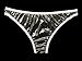 Haian PVC G-String Lace Panties Ladies Briefs (X-Large, Glass Clear)