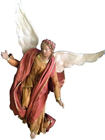 The Angel Figurine "entity in Papier Mache leccese Handcrafted by the artist Ezio bisconti. completely hand-painted 21 cm