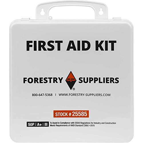 First Aid Only 90565 ANSI 2015 Compliant 50 Person Bulk Class A+, First Aid Kit, Plastic, Weatherproof