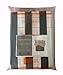 NTBAY 3 Pieces Duvet Cover Set King Size, Reversible Zipper Comforter Cover with 4 Corner Ties and 2 Pillow Shams, Soft Brushed Microfiber Comforter Cover Set with Black and White Striped Printed