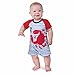 Mud Pie Baby Boys Crab Raglan One-Piece Shortall
