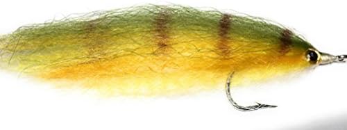 Merrimack River Flies Perch Streamer Fly Extra Large Size 6/0