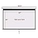 Projector Screen Manual Pull Down 100 inch 16:9 Projection Movies Screens HD Wrinkle-Free for Home Theater School Office Indoor LYH