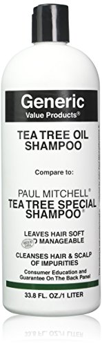 GVP Tea Tree Oil Shampoo - Compare to Paul Mitchell Tea Tree Special Shampoo, 33.8oz