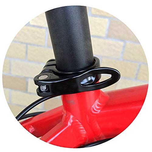 Quick Release Bike Seatpost Clamp 34.9mm 31.8mm 28.6mm MTB Bike Road Bike Casual Bicycle Seatpost Clamp (28.6mm)