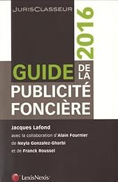 Guide 2016 de la publicité foncière