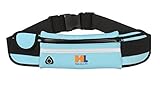Running Belt Waist Pack By HAILING, Waterproof Fanny Punch Bag, Compatible With Smartphones - iphone 7S/7/6/6S Plus, Samsung Galaxy, Men and Women Ideal for Workout Walking and Hiking(Blue)