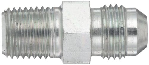 Eaton Aeroquip 2021-6-6S Male Connector, Male 37 Degree JIC, Male Pipe Thread, JIC 37 Degree & NPT End Types, Carbon Steel, 3/8 JIC(m) x 3/8 NPT(m) End Size, 3/8" Tube OD
