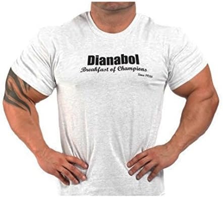 Mens Dianabol Steroid T-Shirt Grey J-100