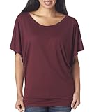 Bella+Canvas Ladies' Flowy Draped Sleeve Dolman Tee