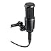Audio-Technica AT2020 Cardioid Condenser Studio Microphone, Black (Renewed)
