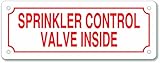 Sprinkler Control Valve Inside Sign - 2