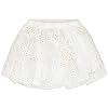 Mayoral Meisjesrok met tule glitterbloem, wit – 3901