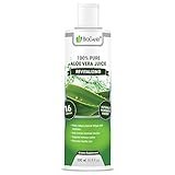 BioGanix Pure Aloe Vera Juice - Revitalizing - Naturally Increase Energy - Boost Immune System - Aid Digestion - 16.9oz