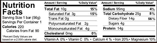 ALOHA ORGANIC PLANT-BASED PROTEIN BAR, CHOCOLATE CHIP COOKIE DOUGH, 1.98 OZ