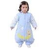 Kylewo Baby winterslaapzak 3,5 TOG warm gevoerd winter lange mouwen winterslaapzak met voeten, jongens meisjes unisex…