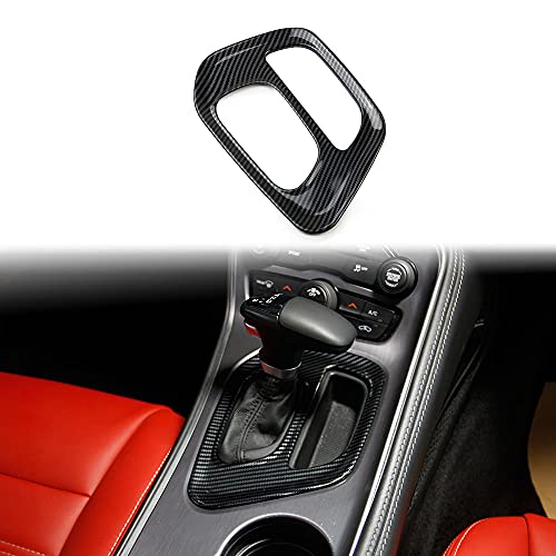 thumbnail image 2 of Carbon Fiber Dashboard Gear Trim Cover For 2015-2018 Dodge RAM 1500/2500/3500 - ABS Plastic With 3M Tape 2 of 13