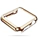 Apple Watch Case, for Series 1 ZOEKO 38mm/42mm Super Thin PC Plated Cover Case Slim Premium Super/Exact Fit/Plastic Cover Snap On Hard Protective Case for Apple iWatch 2015(PC Case Rose Gold 42mm)