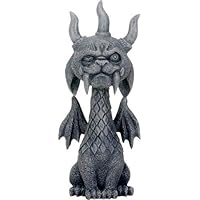 SUMMIT COLLECTION 5.5 Inch Medieval Dark Grey Winged Gothic Gargoyle Guardian Gor Gor Desk and Shelf Decoration