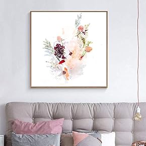 Floating Framed for Living Room Bedroom Vintage Flower...