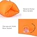 Wowelife Arm Floaties for Kids, Inflatable Swim Arm Bands Floater Sleeves Swimming Rings Tube Armlets for Kids and Toddlers(Orange)