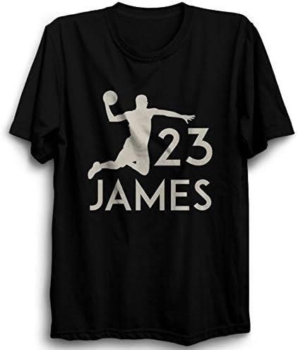 Men's Lebron James 23 Basketball Cotton Round Neck T-Shirt (Black)