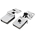 uxcell Metal Wall Mounted Glass Holders Door Hinges Clamps Clips 1Pair