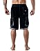 Alki'i Men's Boardshorts - Solid Colors Team USA, 2XL, Black