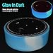 Silicone Case for Amazon Echo Dot by Auchee - Stylish Dress Up Cover Case fits Echo Dot 2nd Generation only (Noctilucent Sky Cloud)
