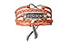 Infinity Collection Orange Ribbon Bracelet, Unisex, Adjustable 6-8 inch, Cancer Awareness Jewelry