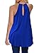 MIHOLL Womens Tank Tops 2024 Summer Casual Halter Neck Spaghetti Strap Sleeveless Tops Lace Flowy Loose Shirts