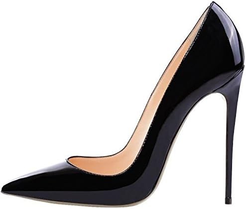 Lovirs Womens Pointed Toe High Heel Slip On Stiletto Pumps Wedding Party Basic Shoes