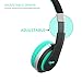 Elecder i41 Kids Headphones, Headphones for Kids Children Girls Boys Teens Foldable Adjustable On Ear Headphones with 3.5mm Jack for iPad Cellphones Computer MP3/4 Kindle Airplane School Black/Tealthumb 3