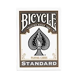 Bicycle Black Playing Cards, Standard Index Poker