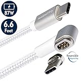 MAGNITTO Adapter - Magnetic Charger - Magnetic Adapter - USB C Magnetic - USB-C Power Cable - Magnetic Type C - Magnetic Charging Cable - Replacement for MacBook Pro USB C Cable, 87w 6.6ft