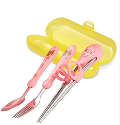 XDOBO Training Chopsticks for Children Adults, a set Children's Chopsticks Multi Animal Style Design Learning Chopstick Set for Kids Child Beginners Right or Left Handed Reusable Fun Helper (Pink)