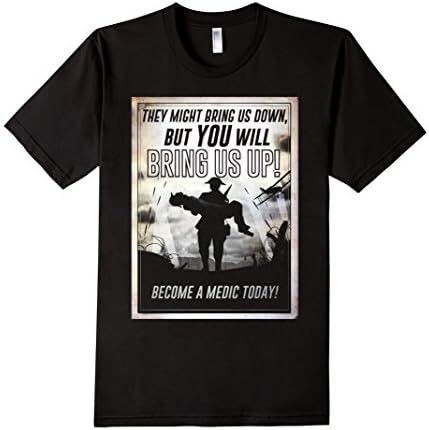 Men's Join The Battle As A Medic- Heal Your Teammates in The Field Small Black