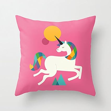 To Be A Unicorn Cute Throw Pillows For Girls Pillow Covers With