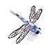 LUREHUNTER Fishing Topwater Lures Life-Like Dragonfly Floating Fly Fishing Popper Boat Lures for Trout Bass Perch Fishing