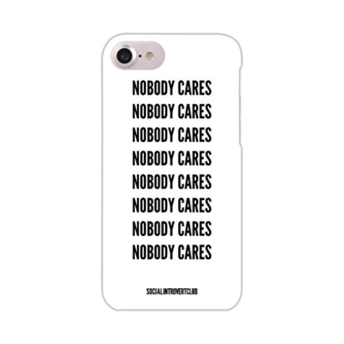 Social Introvert Club iphone 7 and iphone 7 Plus Cases (Iphone 7 Nobody Cares)