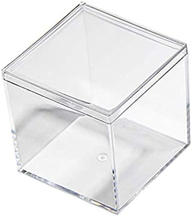 Fulemay - Cajas de dulces (acrílico, 2,5 x 2,5 x 2,5 cm): Amazon.es: Hogar