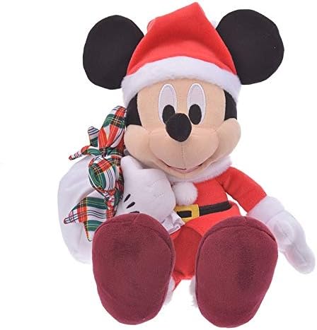 Amazon ミッキー ぬいぐるみ サンタクロース サンタ コスチューム 人形 クリスマス ツリー ミッキーマウス ぬいぐるみ ホビー