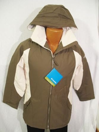 columbia white ski jacket