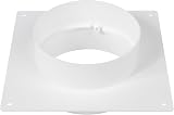 Repa Market 4 Inch Duct Connector Flange Plastic Straight Pipe Vent Inlet view 9