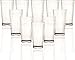 Circleware Windowpane Huge Set of 10 Tall Heavy Base Highball Glasses, 15.75 oz. Glassware Tumbler Drink Cups for Water, Juice, Beer Beverages