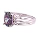 Psiroy 925 Sterling Silver Plated Oval Shaped Simulated Rainbow Topaz Ring Size 9