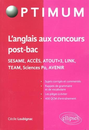 L' anglais aux concours post-bac