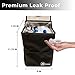 JD Preferred Boat Trash Can with Lid-Premium Quality Hanging Car Garbage Bag with Storage Pockets-100% Leak Proof, Odor Free, Portable Trash Bin-Best for Vehicles, RV, Boats