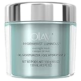 Olay Regenerist Luminous Overnight Facial Mask Gel Moisturizer, 4.5 ozËœ(2 Pack)